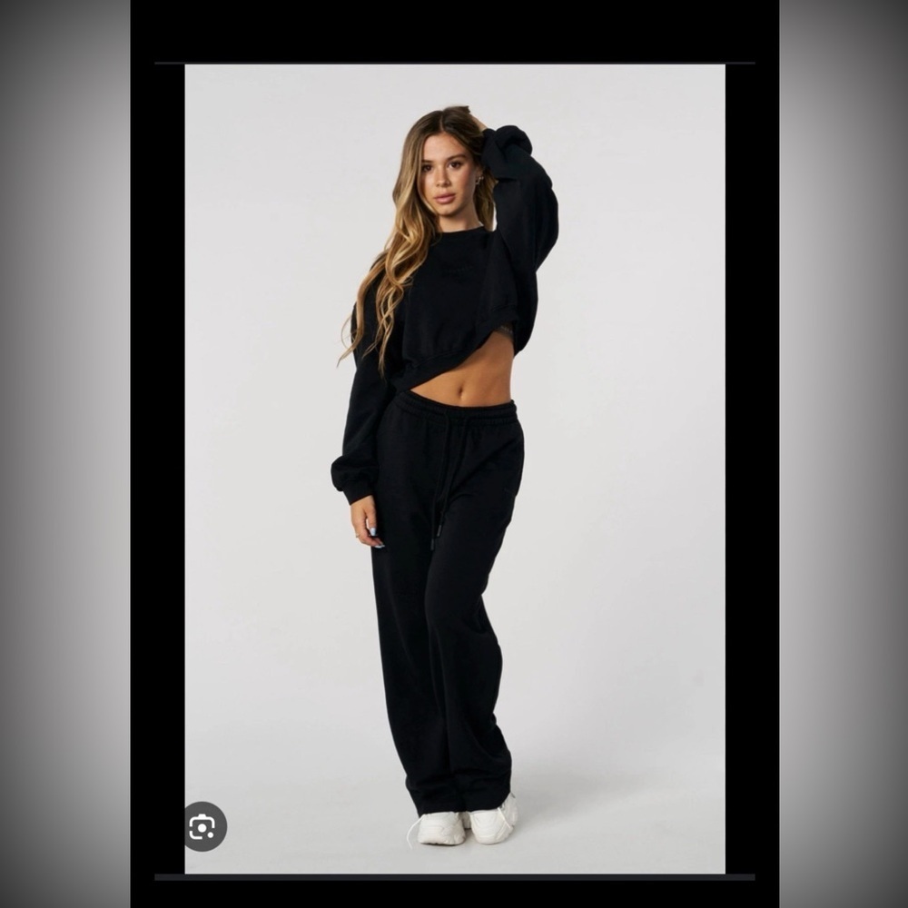 YoungLA Women's Black  Urban Joggers Anthem Drawstring Size XS Sweatpants